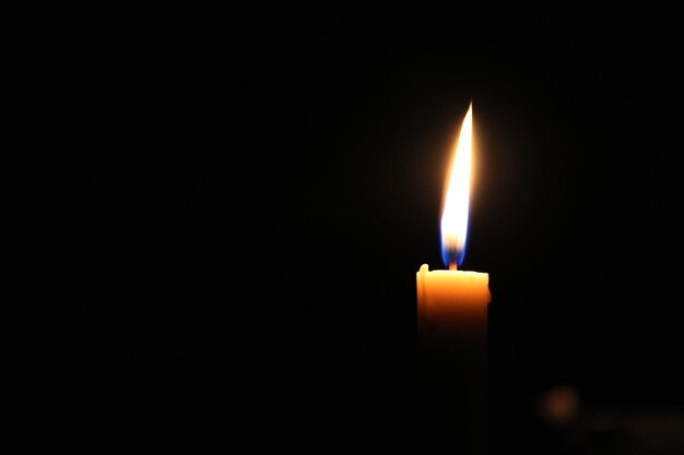 Candle light in the darkness