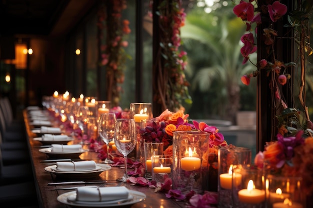 candle light dinner decoration inspiration ideas