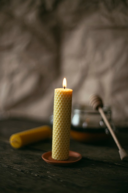 candle made of wax