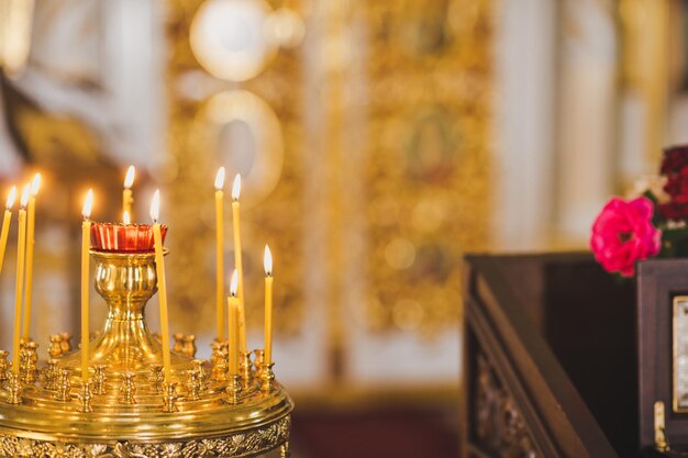 Candle stand in the Church 1837