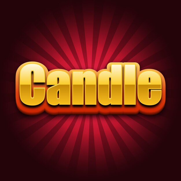 Candle Text effect Gold JPG attractive background card photo