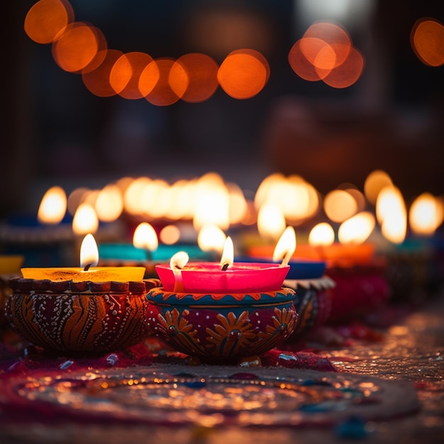 Photo a candle that is lit up with the words 