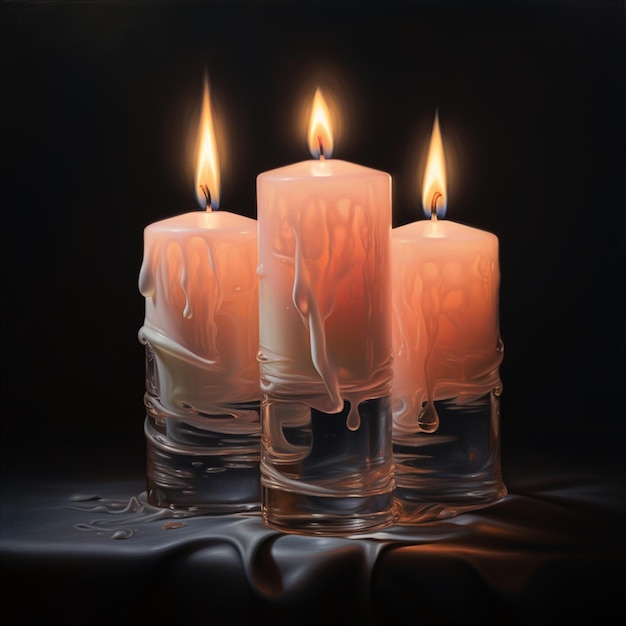 Candlemas Day and burning candles