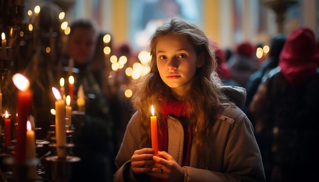 Photo candlemas day professional photography