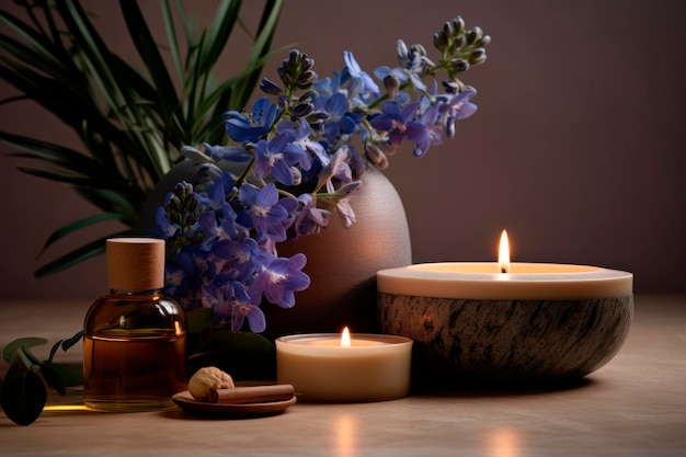 Photo candles for relaxation