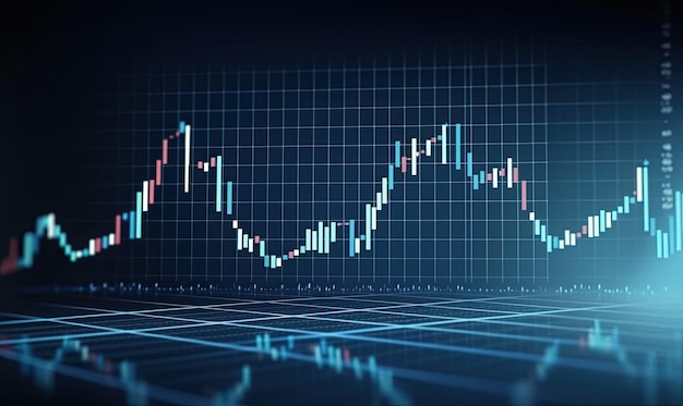 ローソク足グラフは株式市場の取引投資を分析するための人気のあるツールです 生成 AI ツールを使用して作成