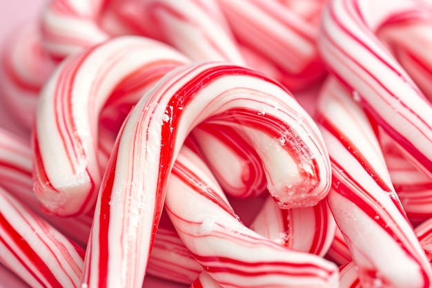 Photo candy cane background