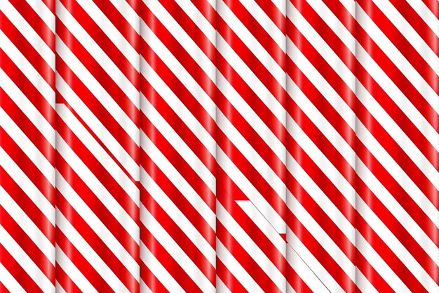 Photo candy cane striped pattern seamless christmas red background