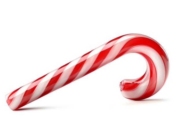 Photo a candy cane on a white background