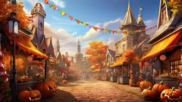 Candy Corn Street-markt