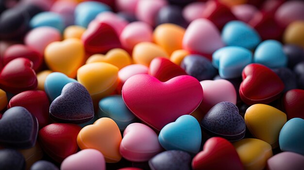 Candy Heart Seamless Pattern Design DayValentine Day Background Background For Banner HD