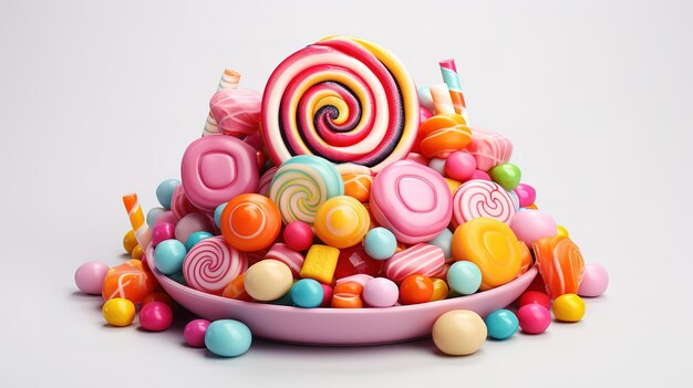 candy isolated Generative Ai