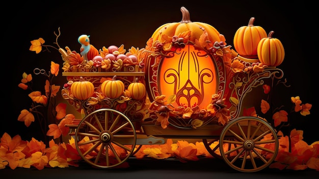 Candy Pumpkin-koetsrit