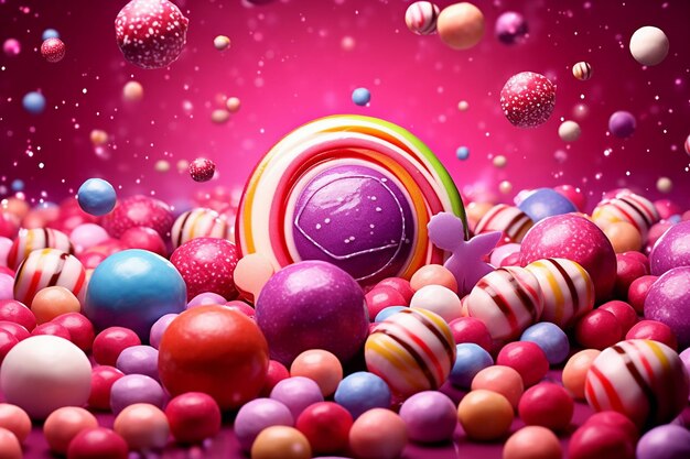 Photo candy universe boundless galaxy of sweets