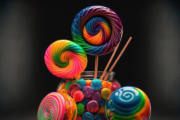 candy vivid background