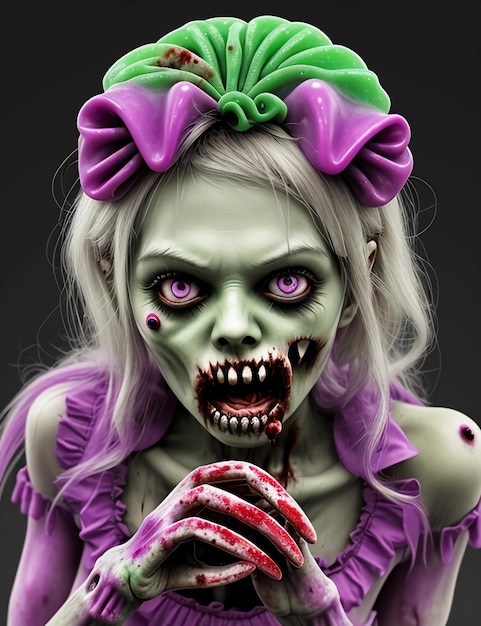 Photo candy zombie girl