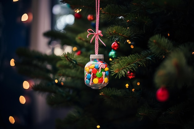 Рождественское украшение для елки с кондитерским покрытием