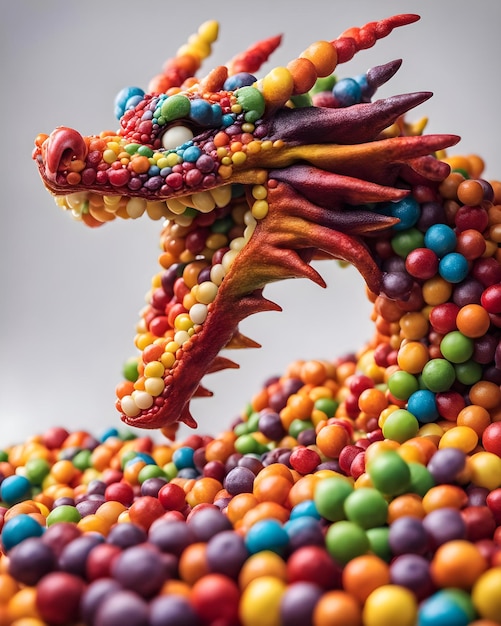 Photo candycoated dragon