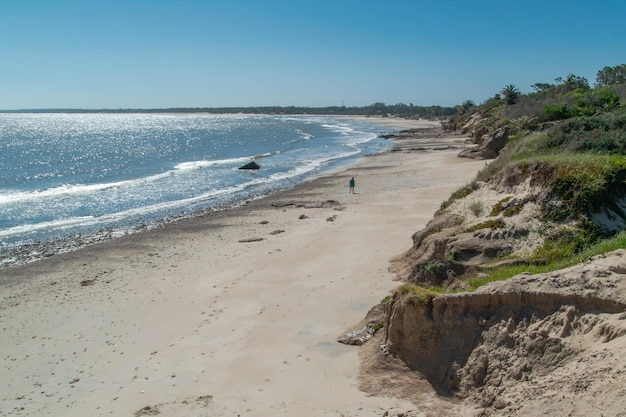 Canelones beach in Uruguay
