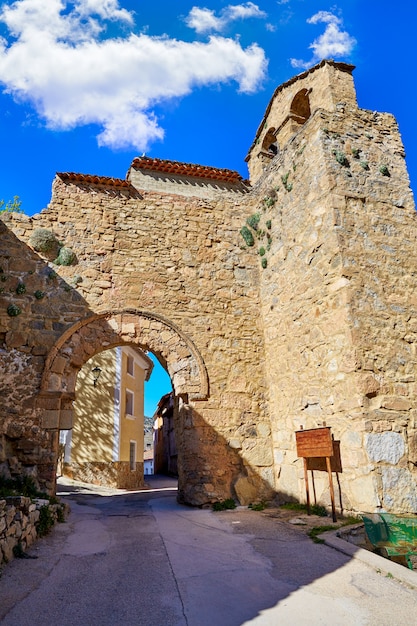 Canete Cuenca Puerta de la Virgen masonry Spain