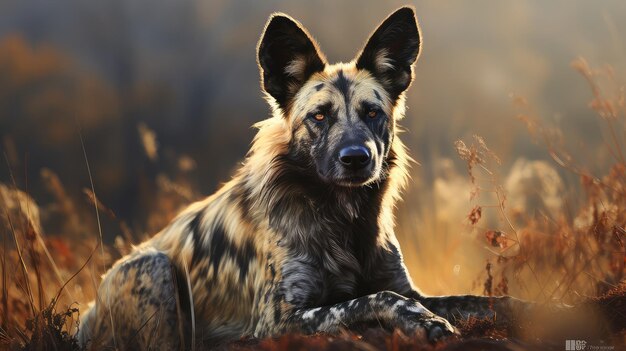 Canid wild dog