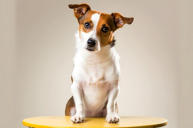 Canine Cutie Portret van een hond generatieve ai