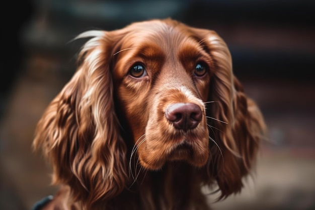 A canine portrait Generative AI