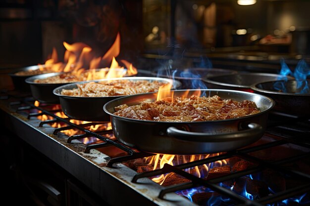 Canjica koken op het fornuis zoete stoom generatieve IA