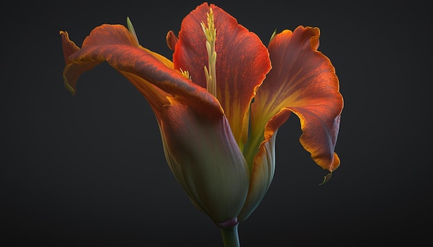 Canna Lily Flower Генеративный AI