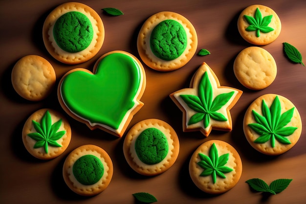 Cannabis Cookie Edibles met marihuana