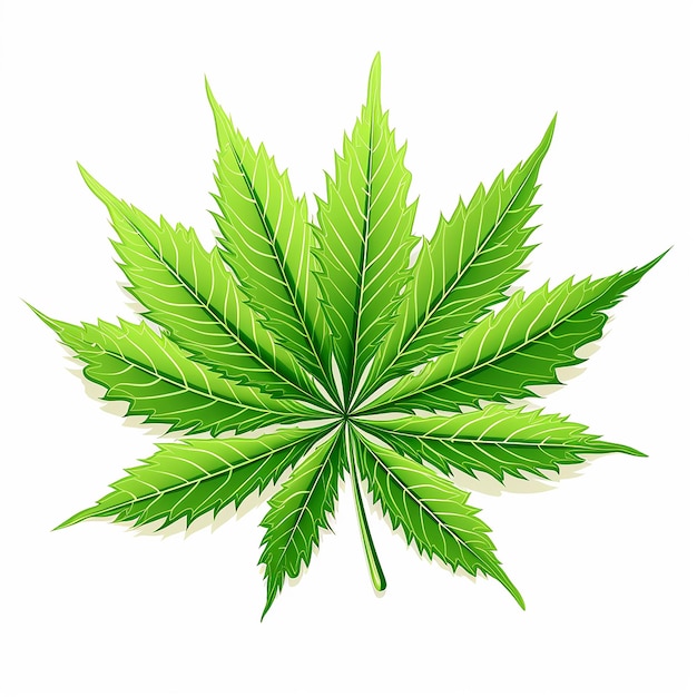 Cannabis Leaf Vector Art