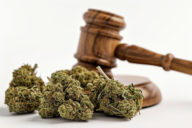 cannabis with prosecutor hammer marijuana laws cannabis legal concept