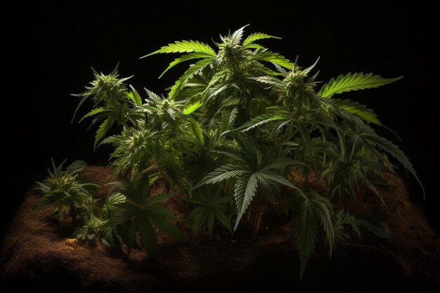 Cannabisplant cannabisbloem Generatieve AI