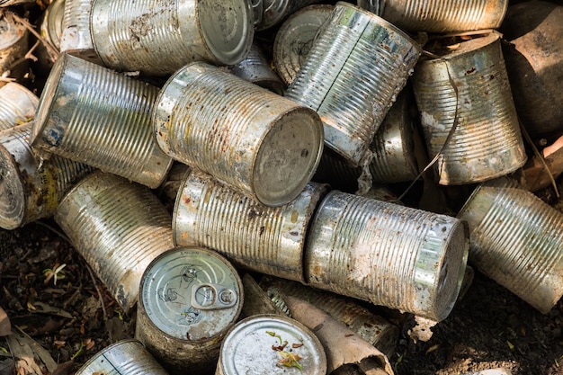 Canned package old cluster pile