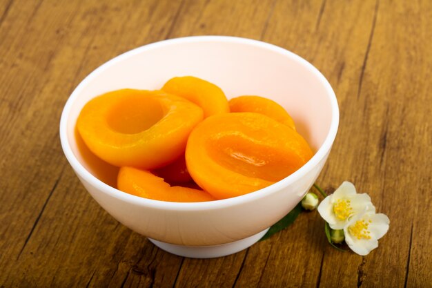 Canned peaches