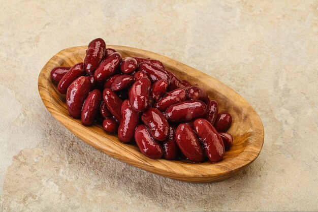 Canned red Kidney in the bowl