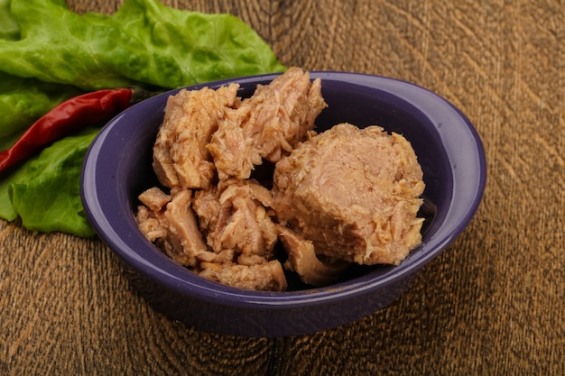 Canned tuna fish