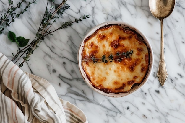 Photo cannelloni al forno baked pasta tubes filled with a creamy ricotta and spinach baked dish