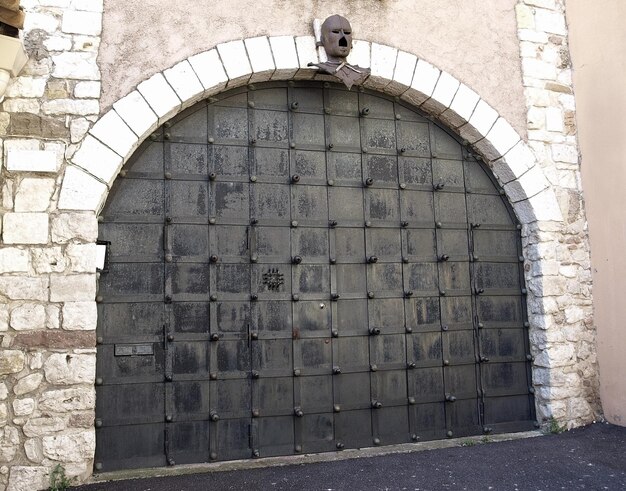 Cannes ancient metal gate