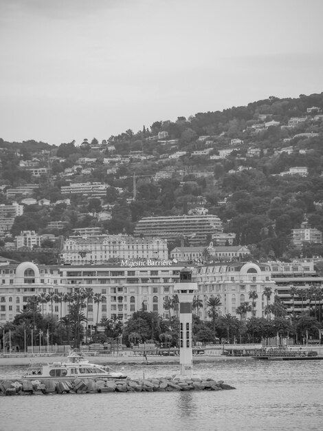 Cannes at the mediterranan sea in France