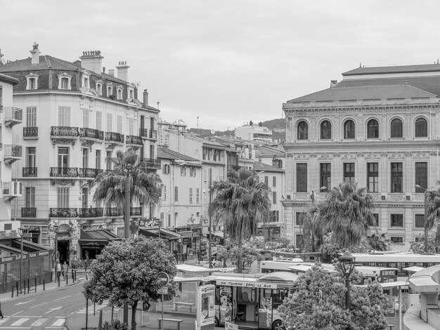 Cannes at the mediterranan sea in France