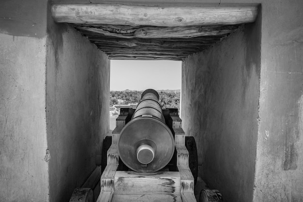 Photo cannon in fort