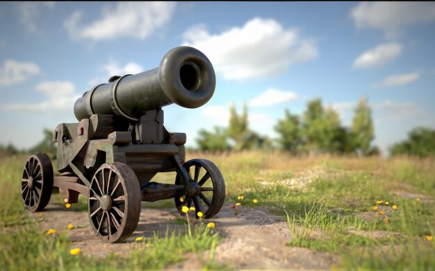 Photo cannon in halifax citadel