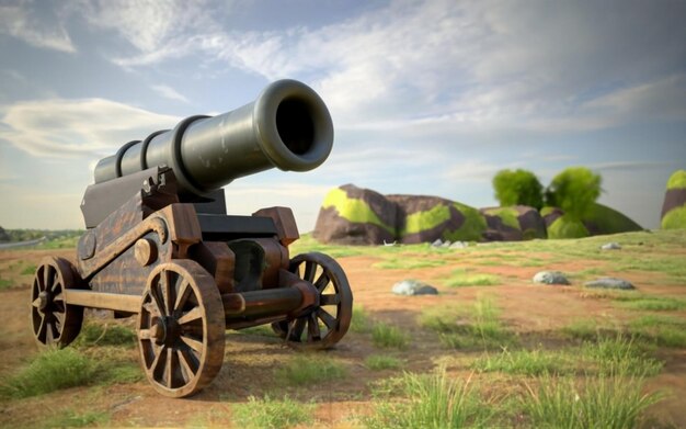 写真 ハリファックス城の大砲
