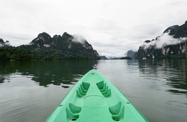 Canoeing at Khao Sok National Park in Surattani Province