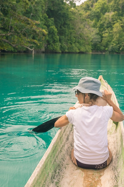 Canoeing among the Togian Islands