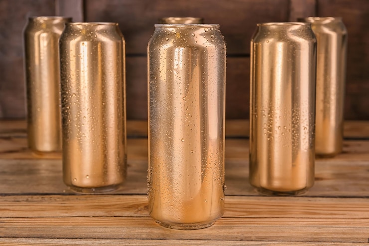 Photo 木製のテーブルの上にあるビールの
