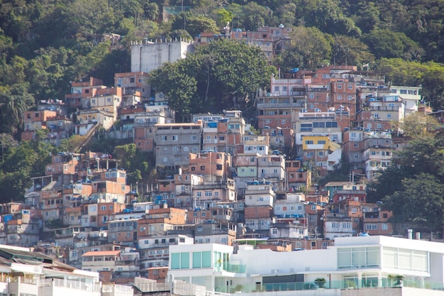 Collina di cantagalo a rio de janeiro in brasile