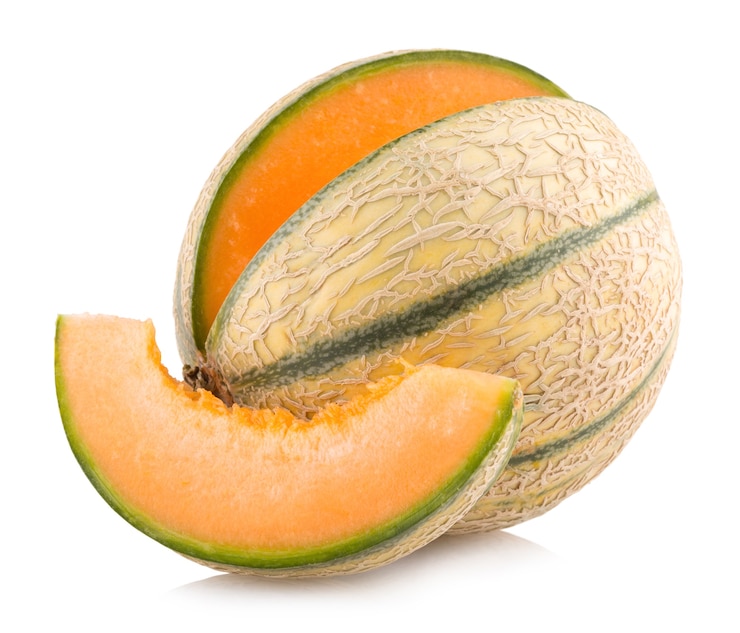 Foto cantaloupe meloen