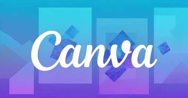 Foto iconica dell'illustrazione del logo canva